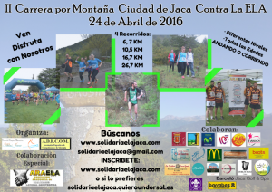 II Carrera por Montaña Ciudad de Jaca Solidaria con la ELA