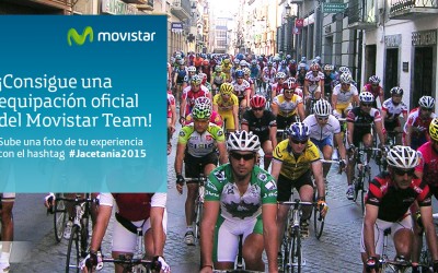 Sorteo de 3 equipaciones completas del MovistarTeam