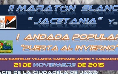 Todo listo para la celebración del II Maratón Blanco Jacetania y la I Andada popular Puerta al Invierno